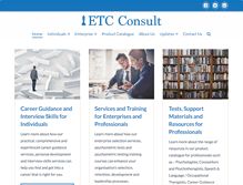Tablet Screenshot of etcconsult.com